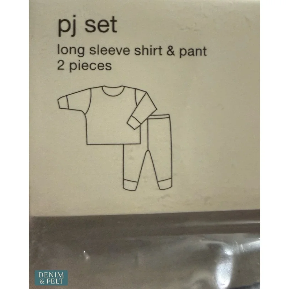 NEW‎ Gap Baby Organic Cotton Candy Cane Holiday PJ Set Christmas 12-18M